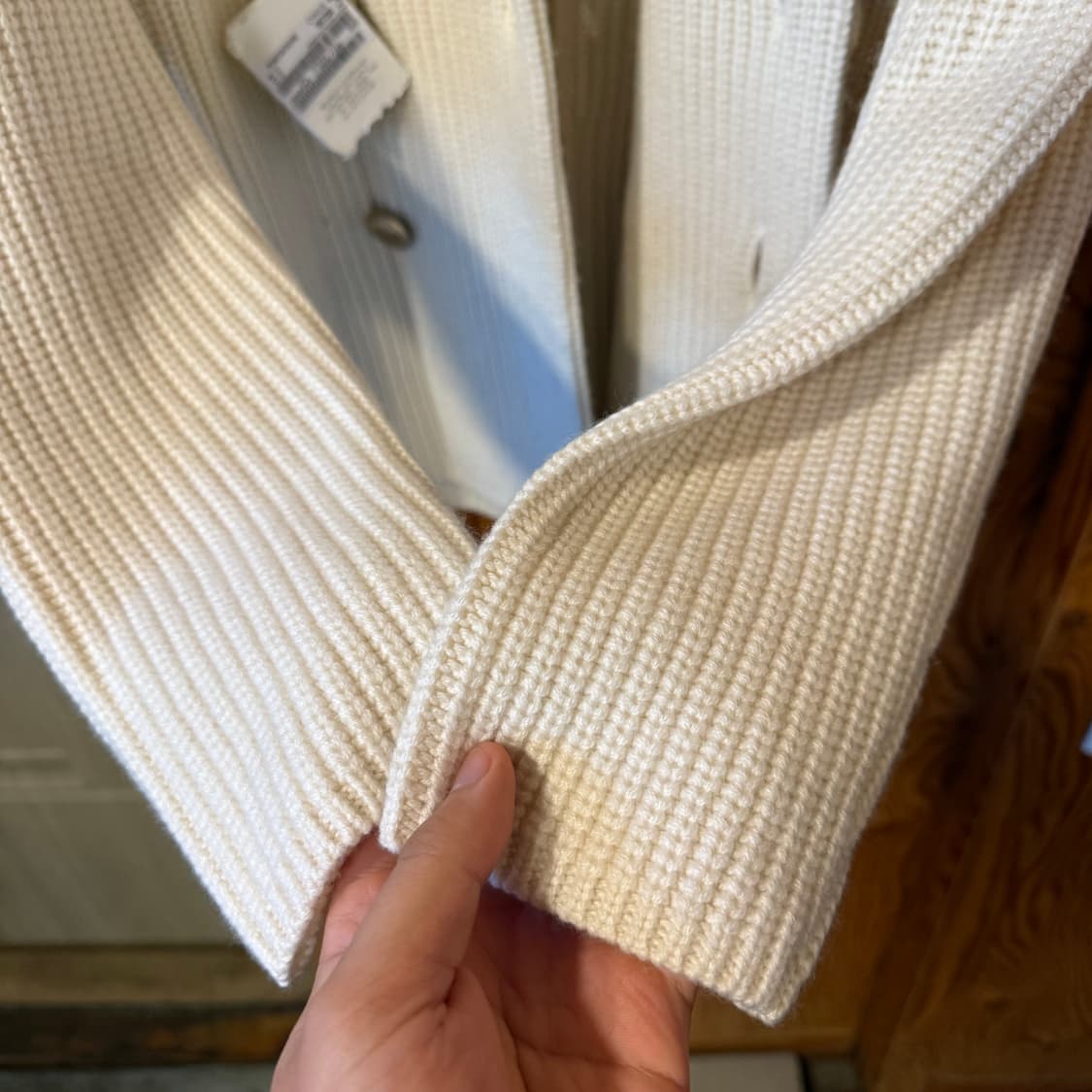 새상품) 브루넬로 쿠치넬리 24 f/w 금장 니트 가디건 자켓 상품이미지7