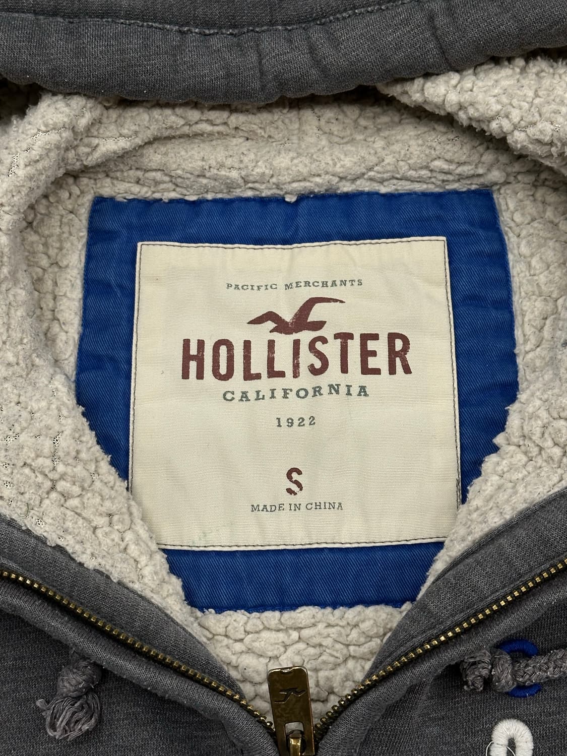 S)홀리스터 빈티지 셰르파 후드집업 상품이미지5