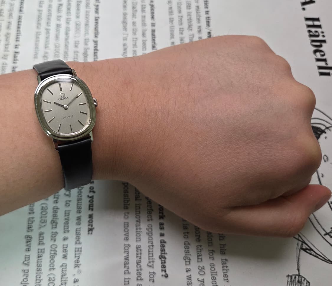 빈티지 오메가 드빌 엘립스 순정 실버다이얼 수동 메커니컬 여성용 상품이미지8