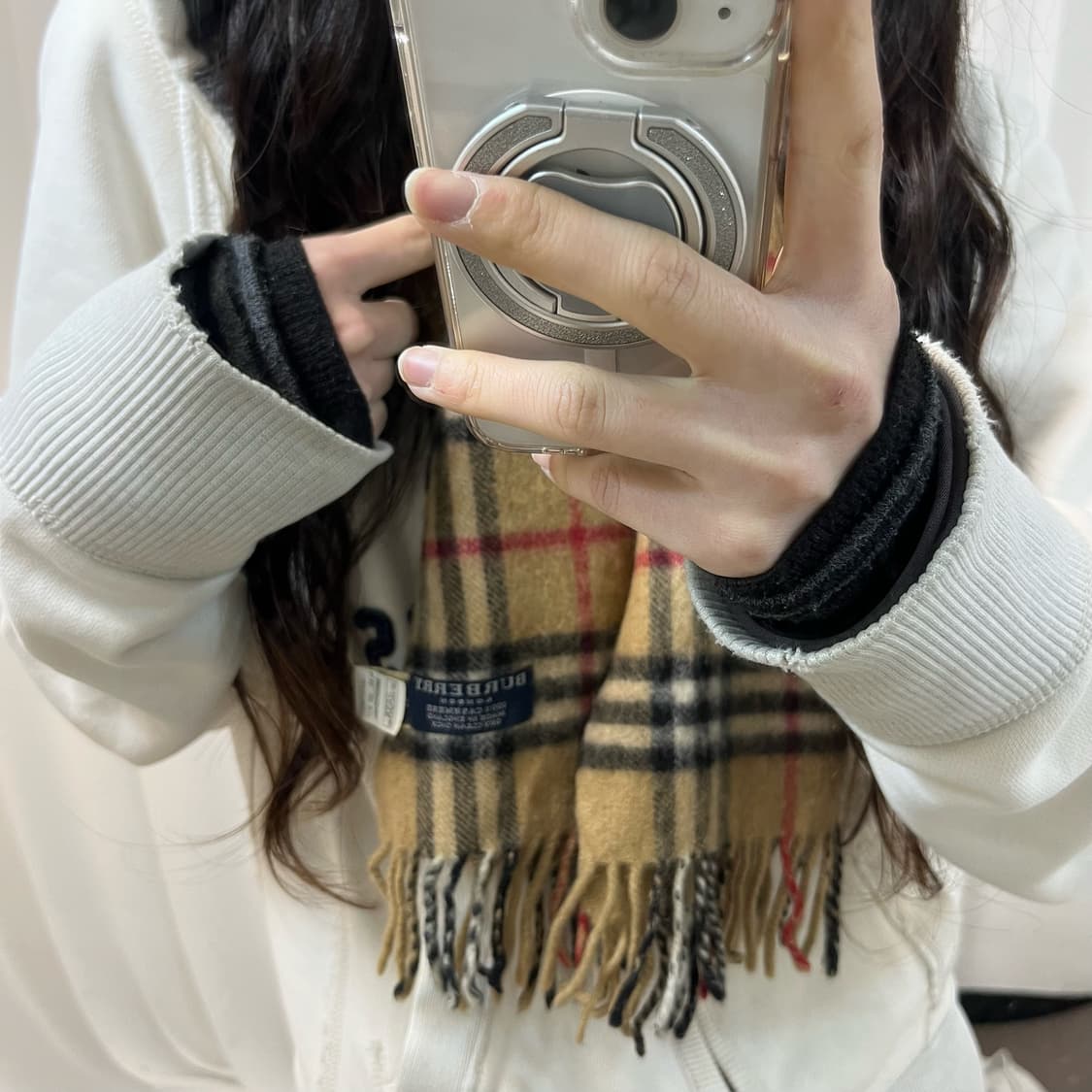 Burberry Nova Check Cashmere Muffler 상품이미지2