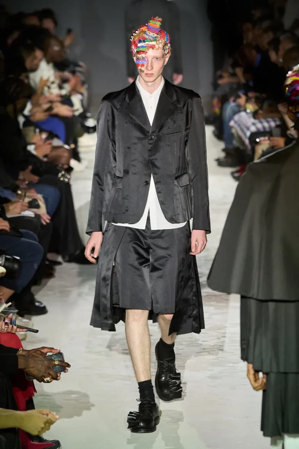 명작🌟25ss 꼼데가르송 옴므플러스 플리츠 자켓 m 상품이미지2