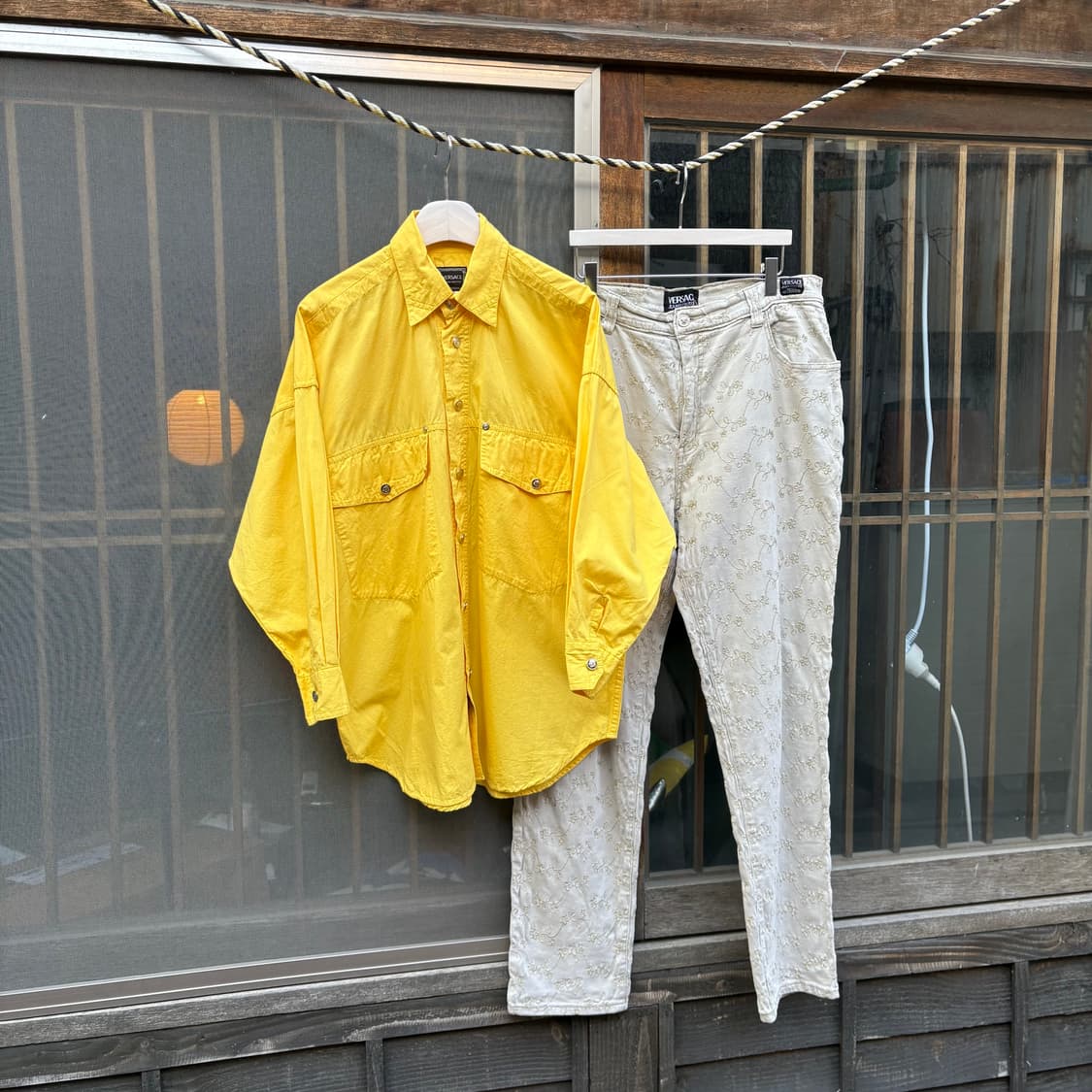 베르사체 메두사 버튼업 벌룬 셔츠 상품이미지1