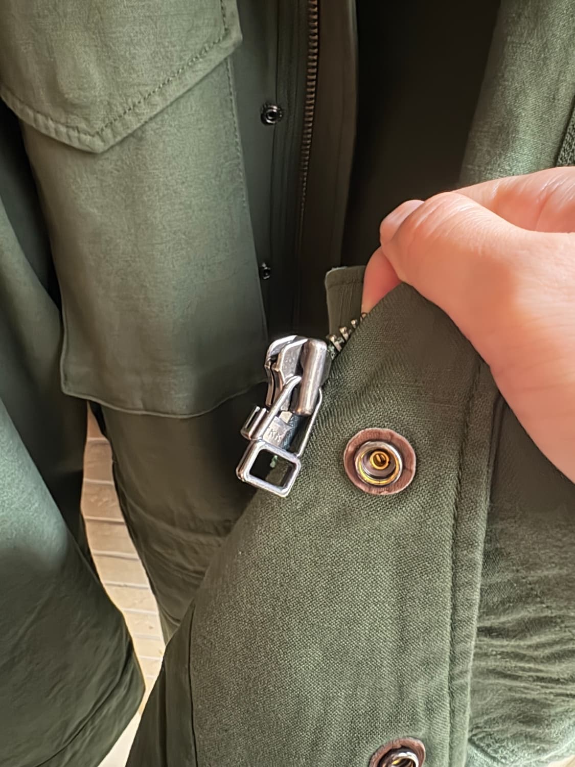 데우스 엑스 마키나 그린 야상 필드자켓 L사이즈 상품이미지5