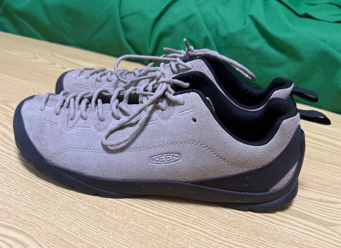 킨 재스퍼 스웨이드 스니커즈 실버 밍크 상품이미지1