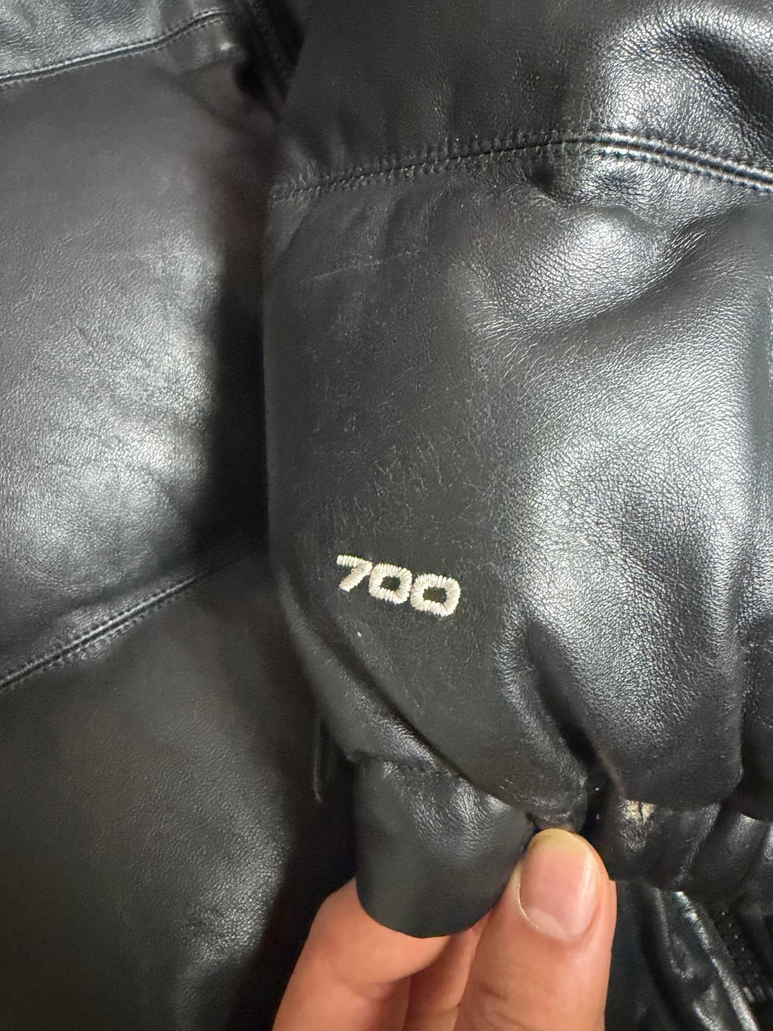 슈프림X노스페이스 레더 눕시 (XL) 상품이미지6