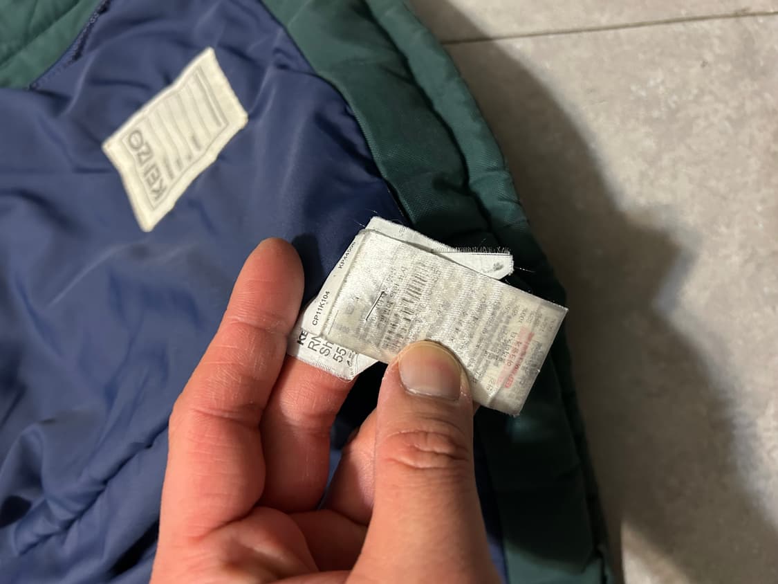 겐조  주니어  다크 그린컬러 빈티지  패딩 점퍼  14Y  상품이미지8