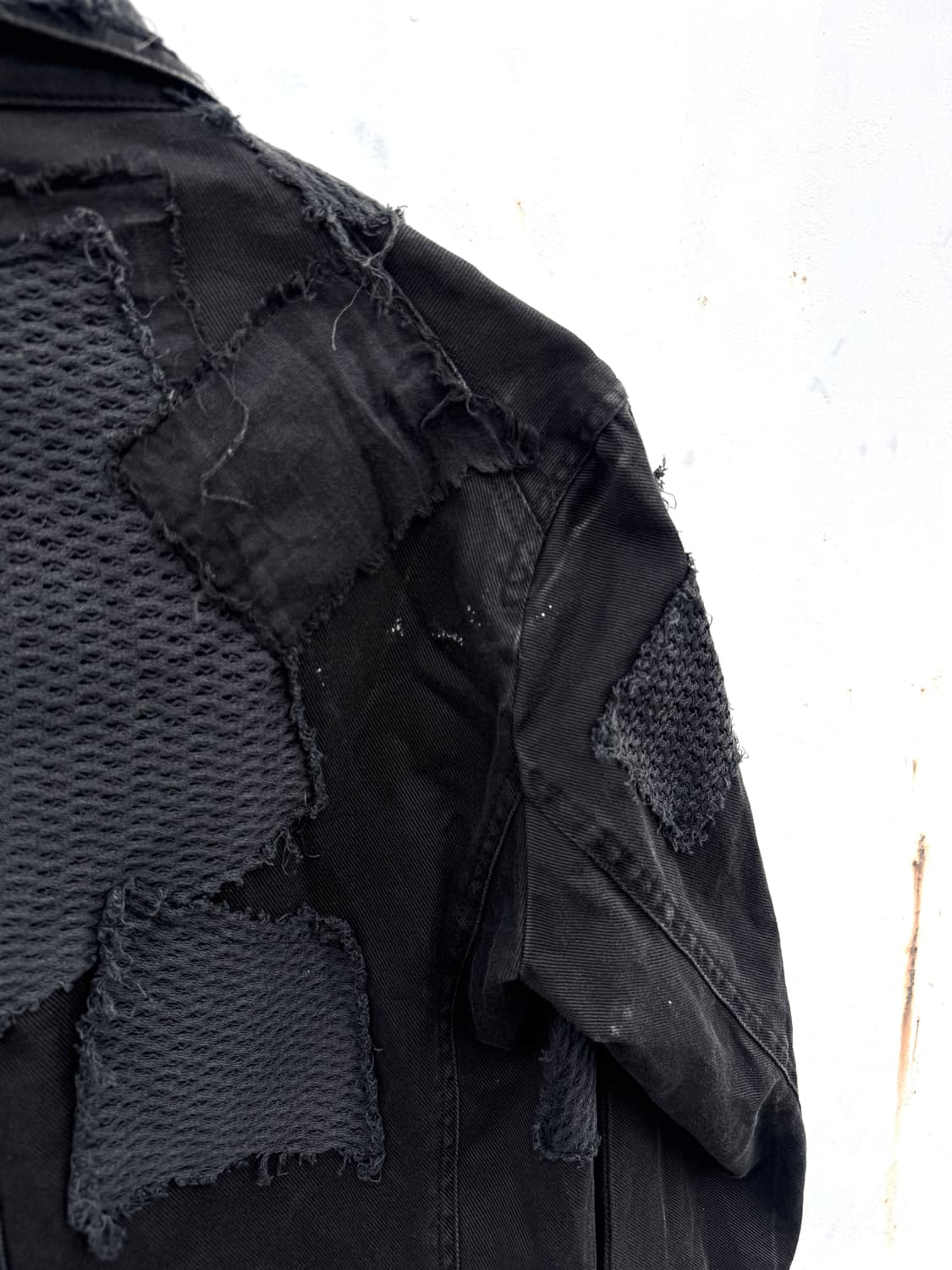 패치워크 빈티지 버튼 자켓 상품이미지6