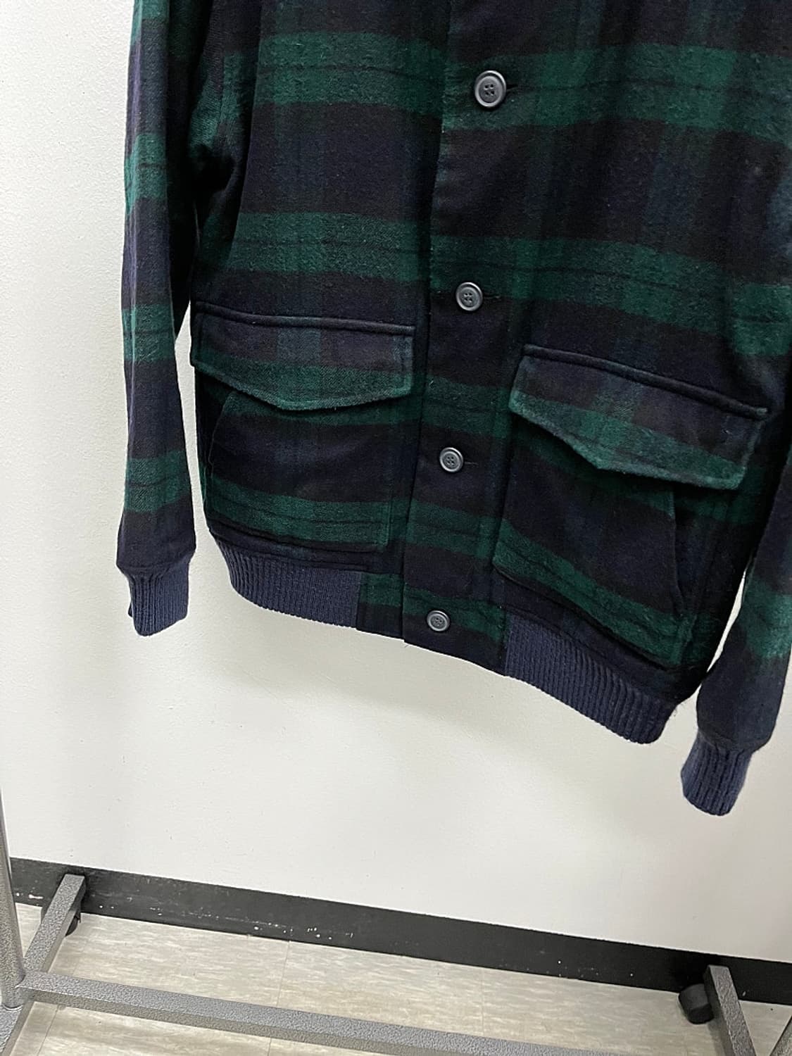 100-105) 울리치 블랙와치 헤링턴 자켓  상품이미지2