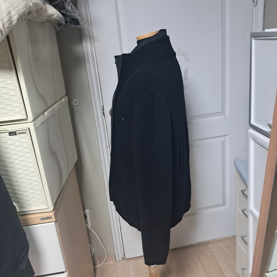 타미힐피거 남성 니트집업 가디건 패딩베스트 내피 M 상품이미지3