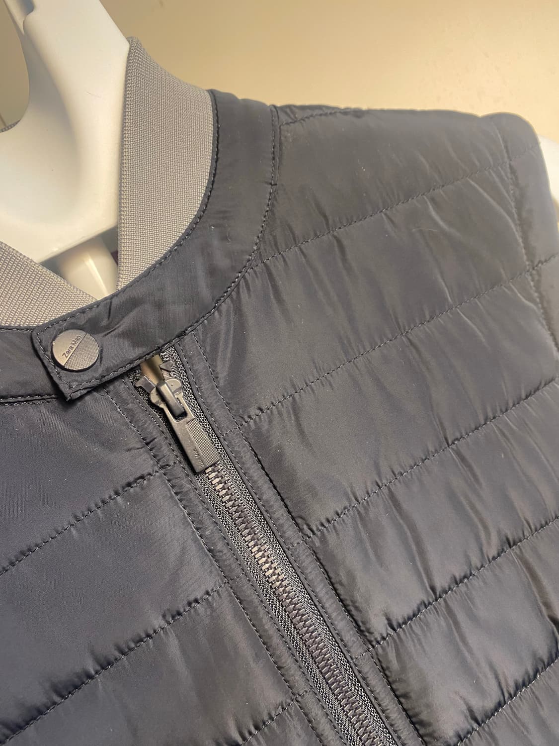 자라 MAN 남성 패딩 조끼 S 네이비 상품이미지2