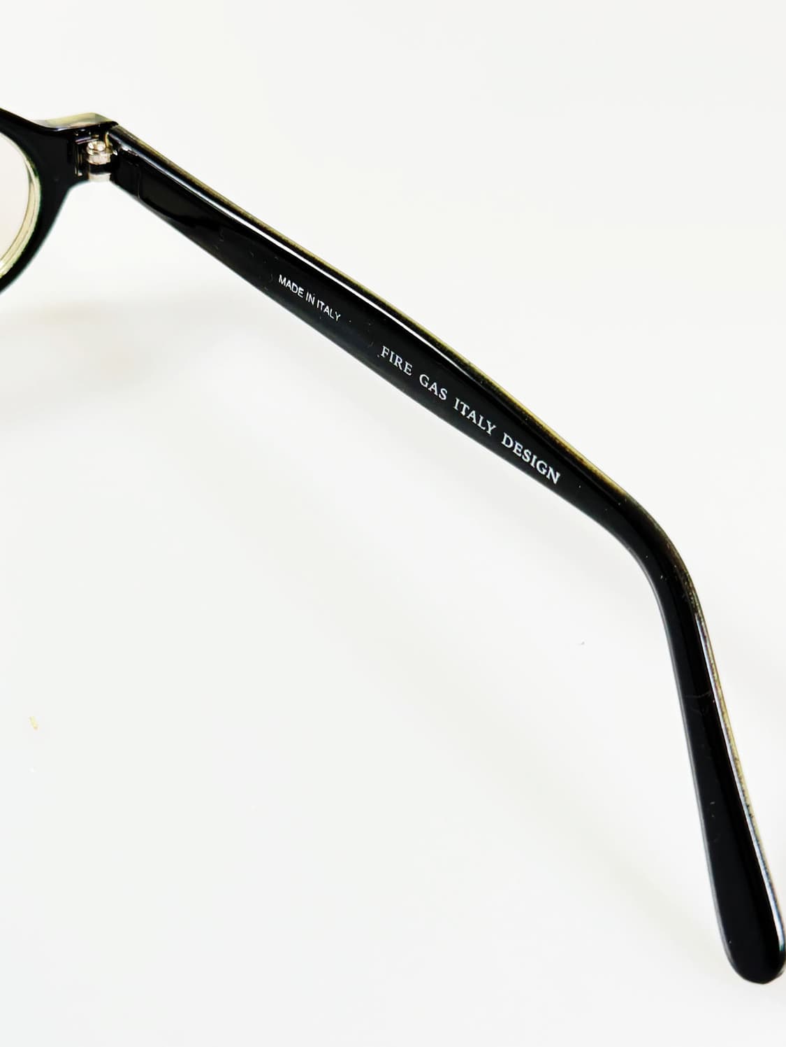 90s FIRE GAS 아쿠아블루 오벌 뿔테 투명틴트 빈티지 선글라스 상품이미지6