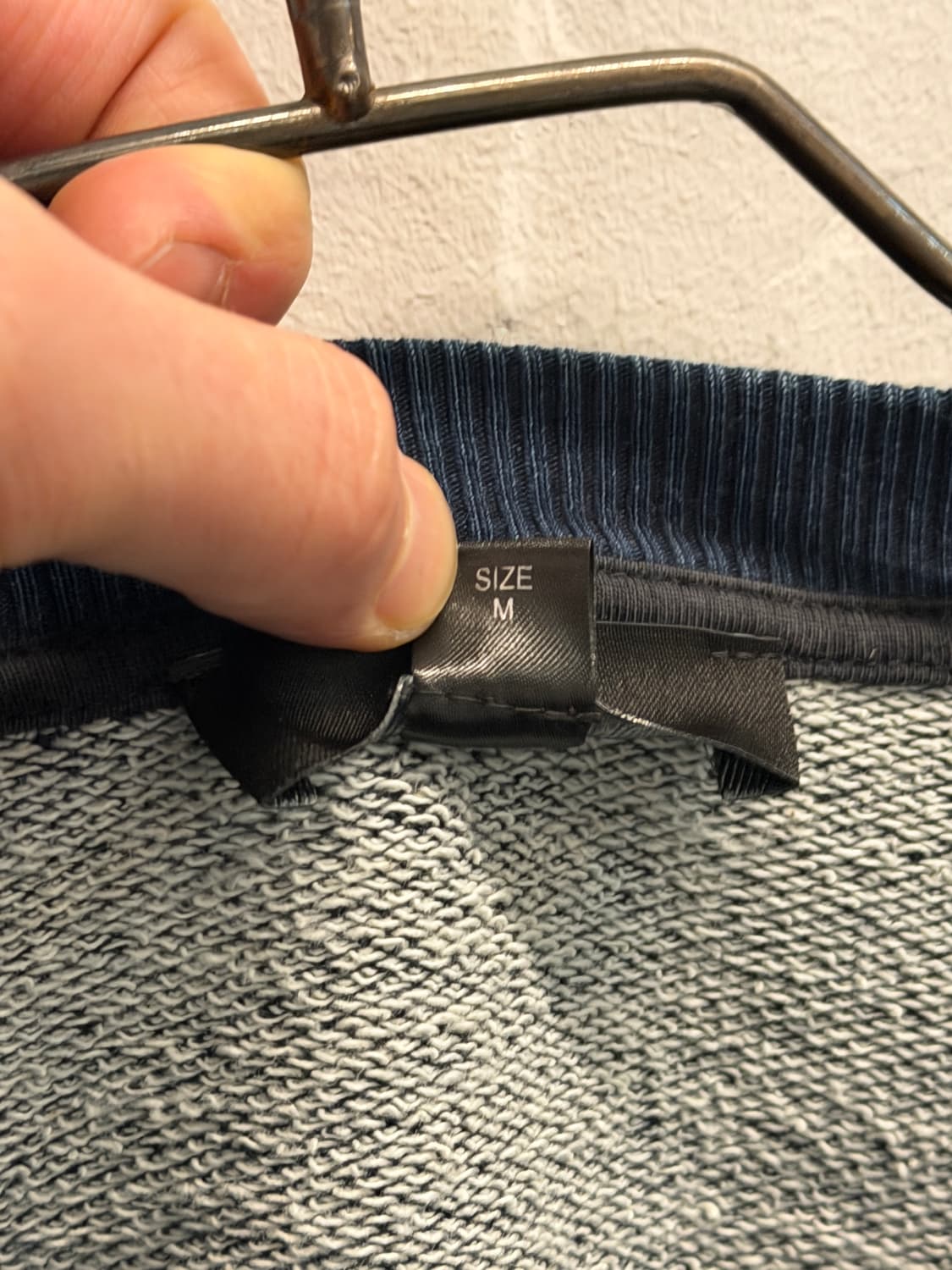 Diesel 블랙 패치워크 크루넥 스웨트 셔츠 M 상품이미지7