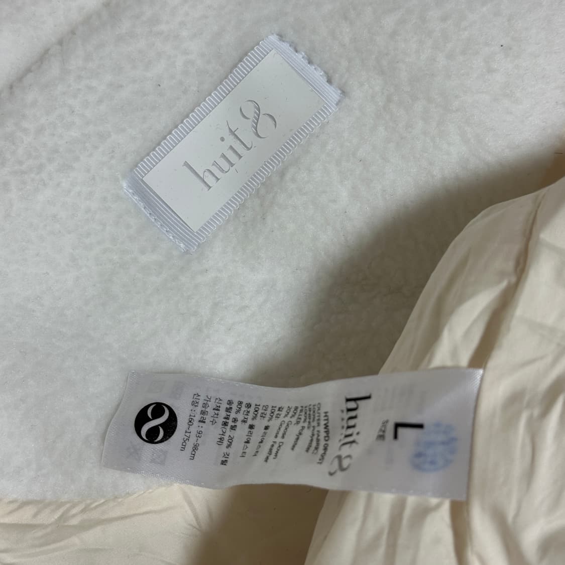 huit8 위뜨 티챠 플리스 구스다운 미드파카 상품이미지6