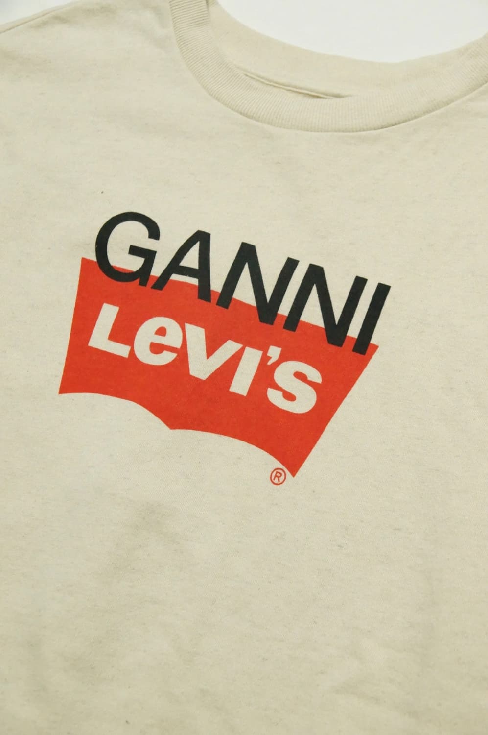 가니 × 리바이스 로고 스냅 스웨트셔츠 상품이미지2