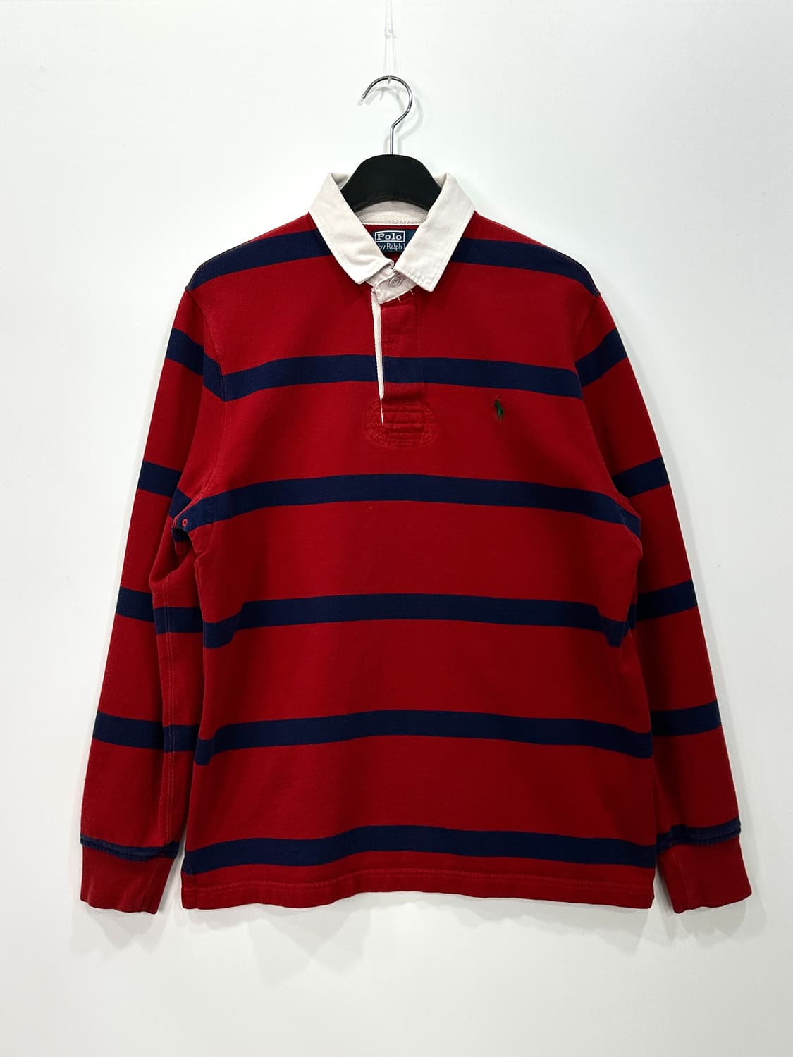 폴로 랄프로렌 스트라이프 럭비 티셔츠 L 상품이미지1