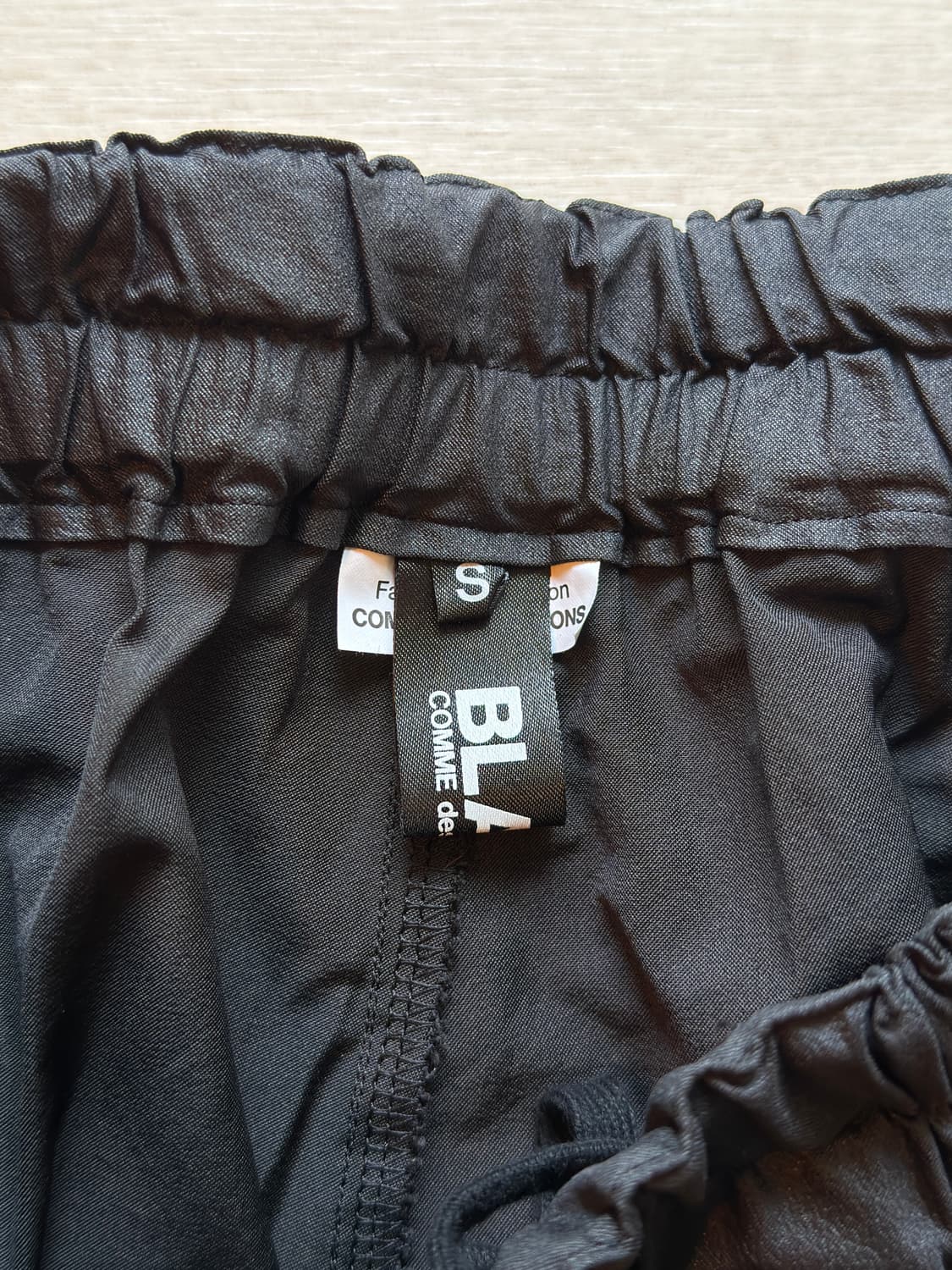 블랙 꼼데가르송 벌룬팬츠 - S size 상품이미지2