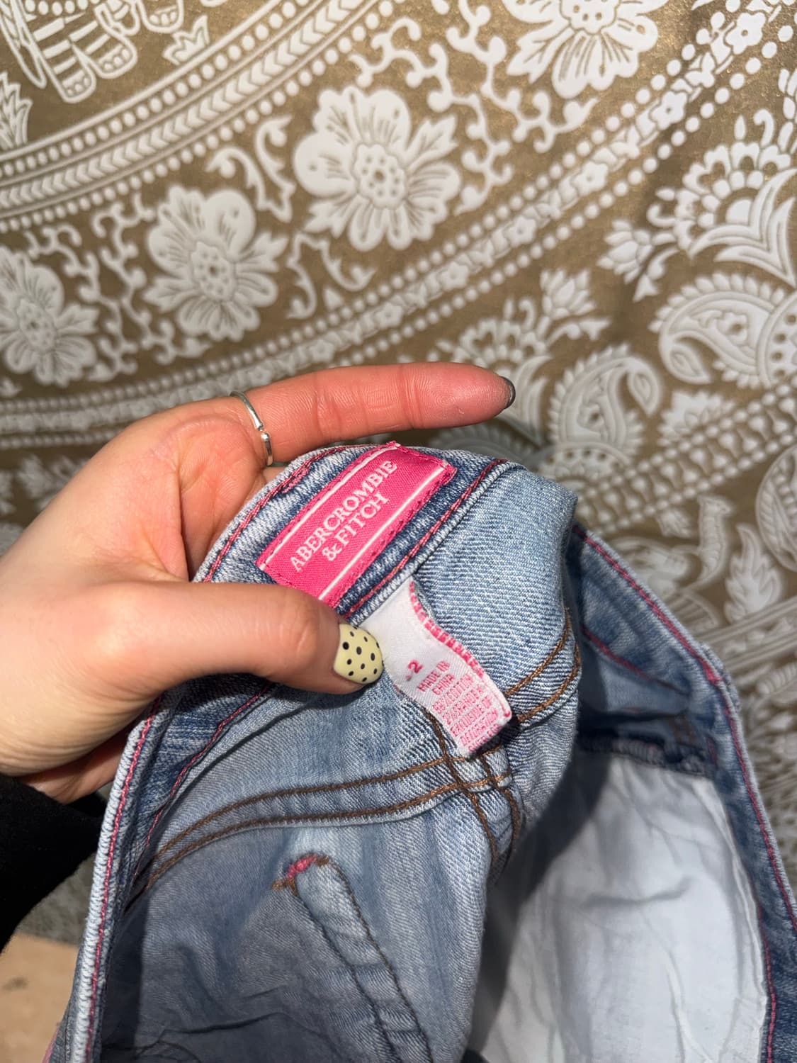 아베크롬비 여성 연청 데님팬츠  상품이미지6