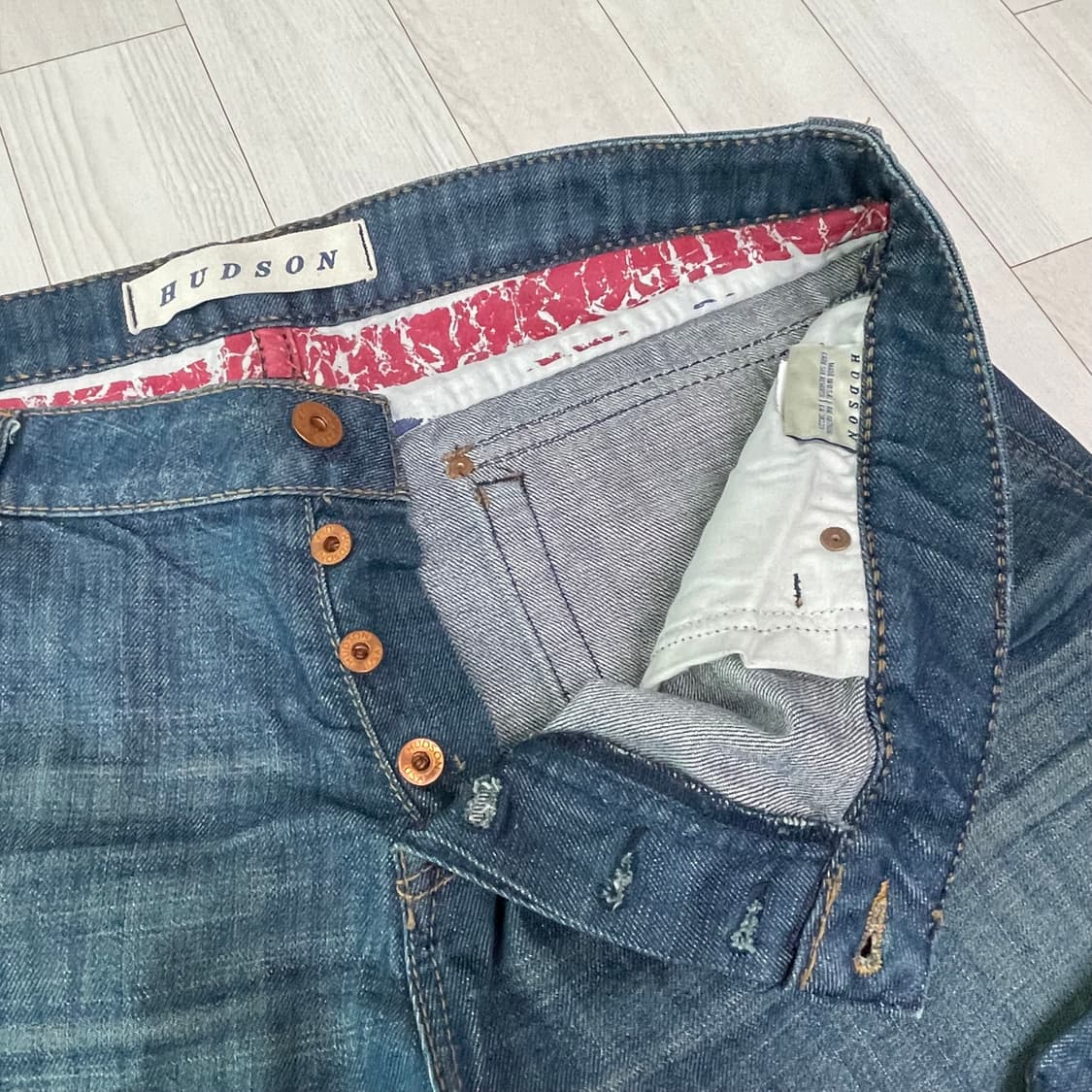 허드슨 40인치 빅사이즈 데님 청바지 (Made in USA) 상품이미지3