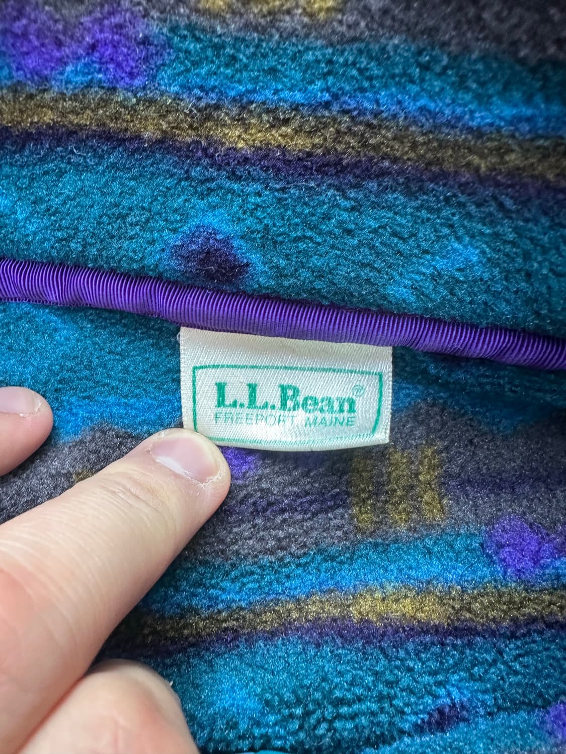 빈티지 90s 엘엘빈 플리스 자켓  상품이미지3