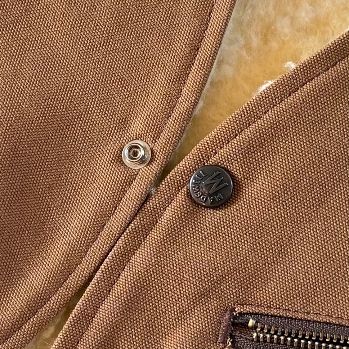 (100) 70s USA Madewell 캔버스 쉐르파 베스트 상품이미지5