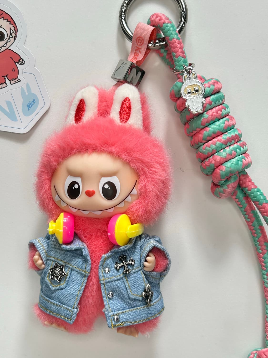 🐰미니라부부 내 마음속 비밀번호”N”커스텀키링 상품이미지2