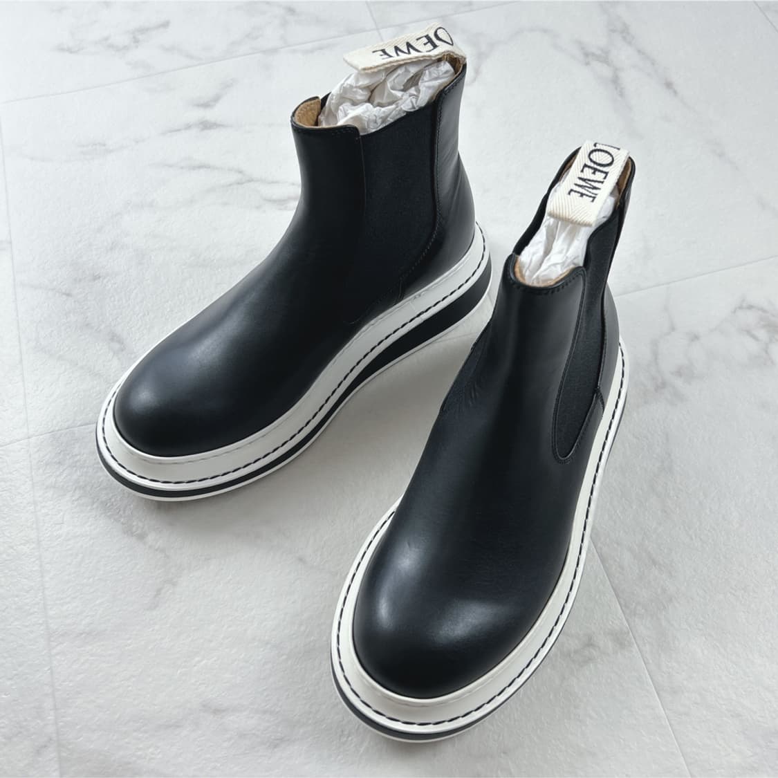 [41] 로에베 Loewe 첼시 부츠 블랙 상품이미지2