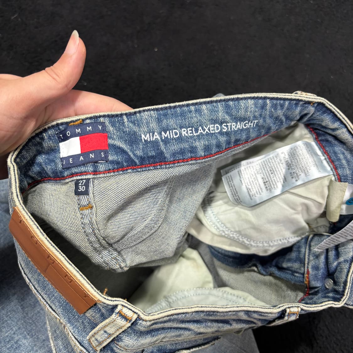 27 타미진스 타미힐피거 세미와이드 데님팬츠 상품이미지5