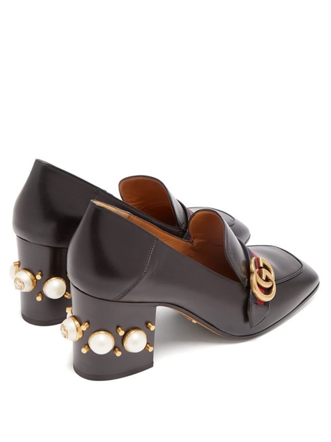 구찌 페이톤 진주 엠벨리쉬 레더 로퍼(235사이즈) 상품이미지3