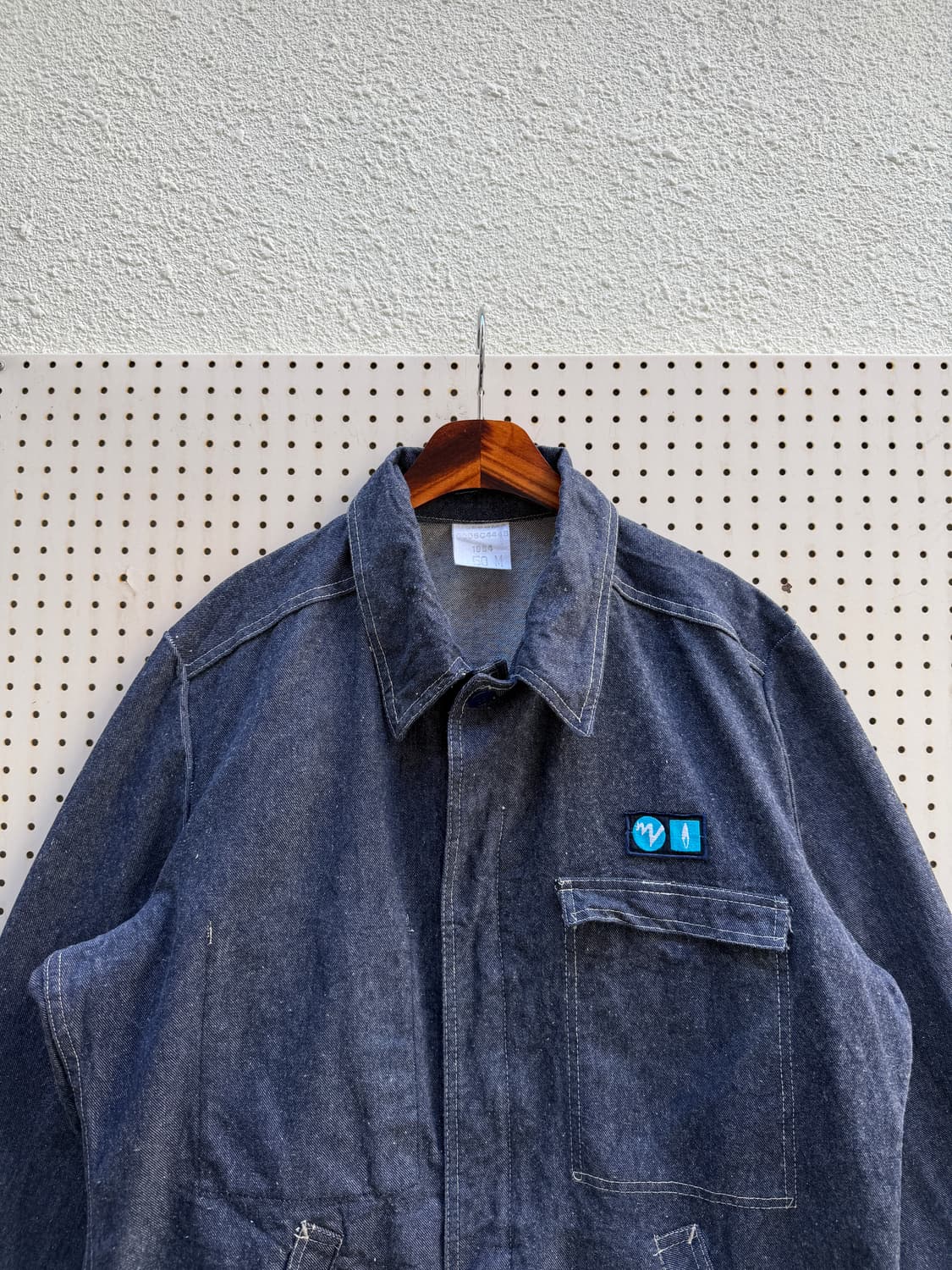80s FRENCH MILITARY DENIM 프랑스 밀리터리 워크자켓 상품이미지8