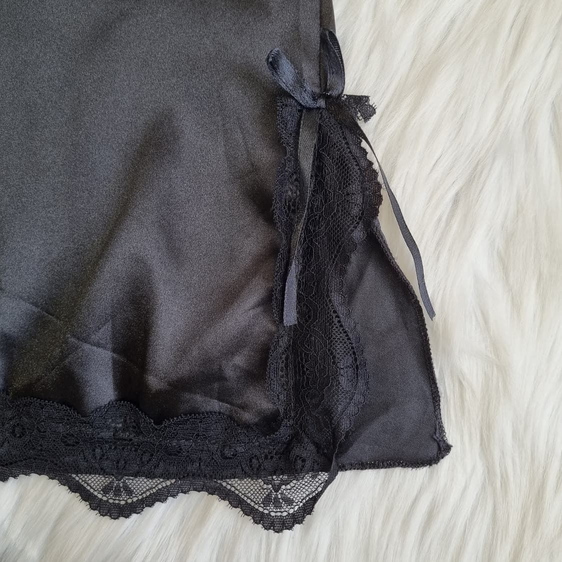 새틴 레이스 슬립 원피스 1952 상품이미지5