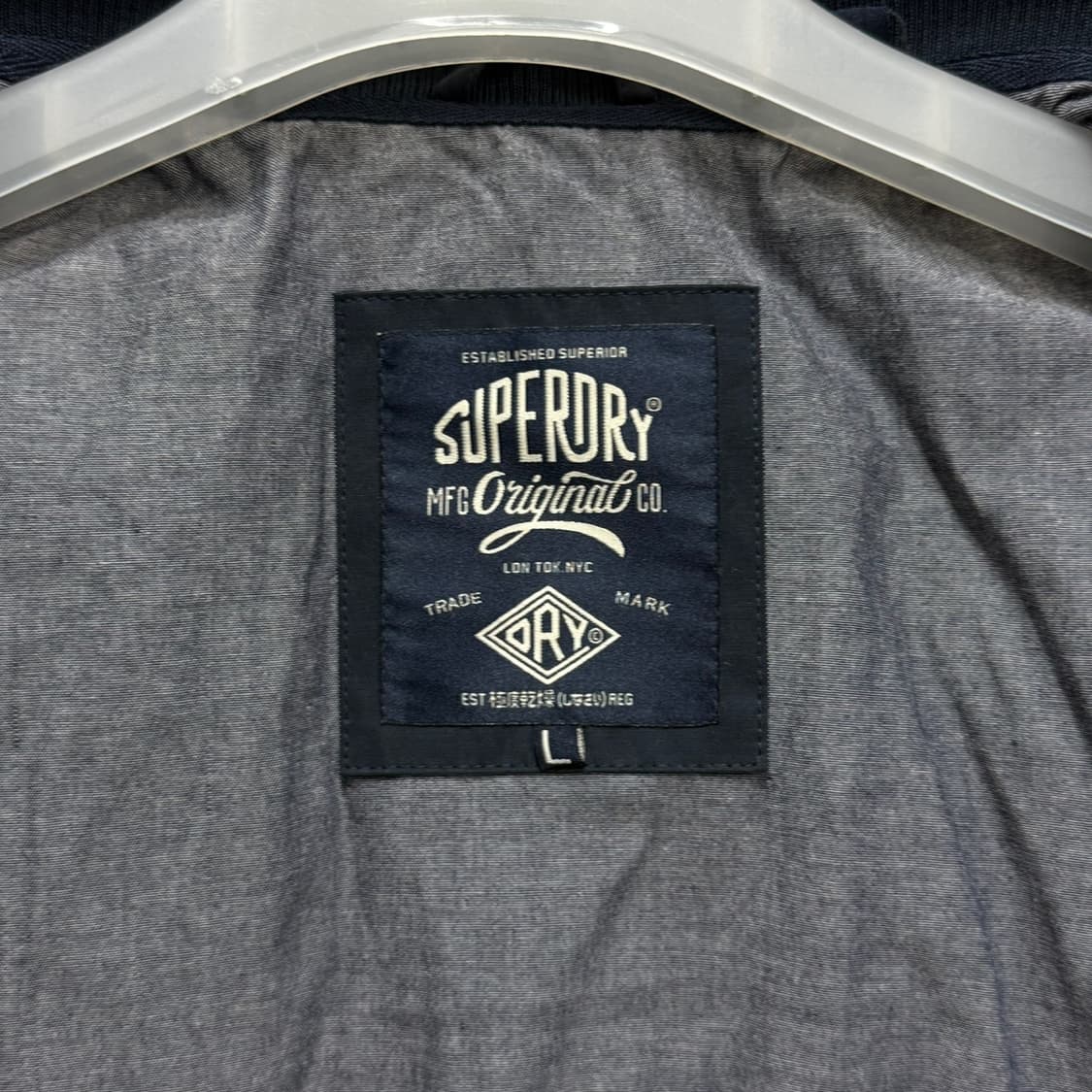 [L] 슈퍼드라이 superdry  블루종 해링턴 봄버 자켓 상품이미지6
