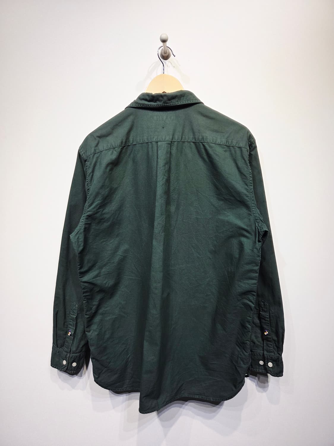 헤지스 다크 그린 클래식 핏 옥스퍼드 셔츠_105 상품이미지5