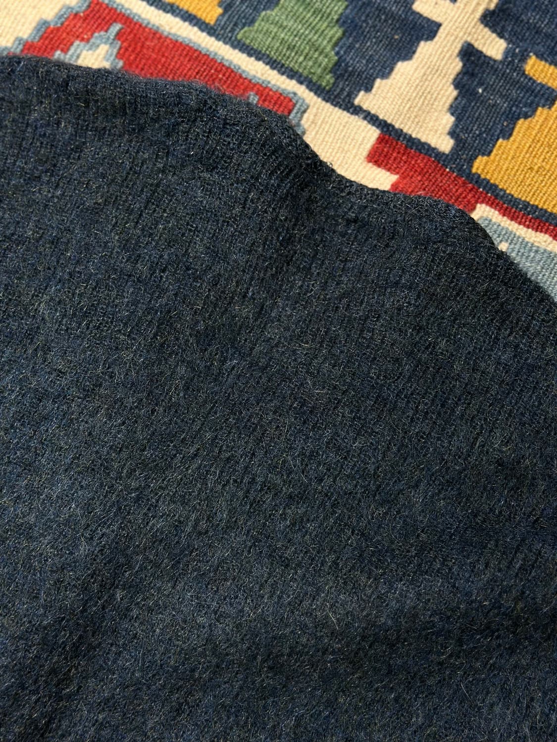 60s 빈티지 모헤어 가디건 L 상품이미지5