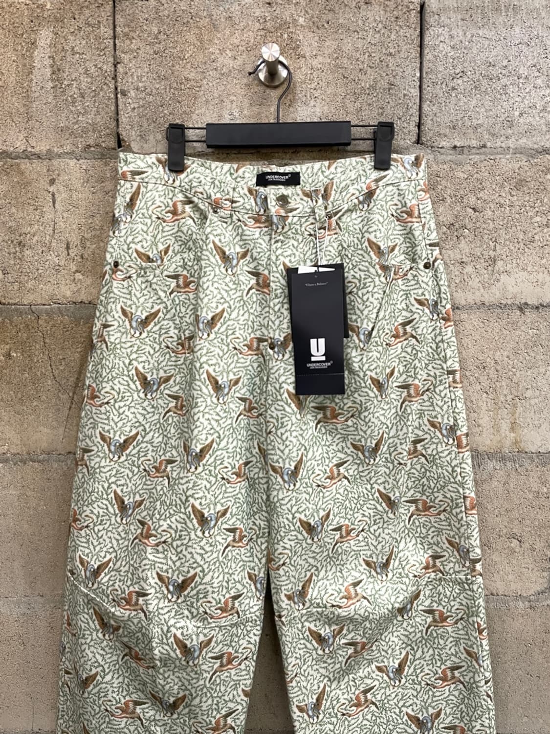 언더커버 준타카하시 플랜트 패턴 코튼 팬츠 상품이미지2