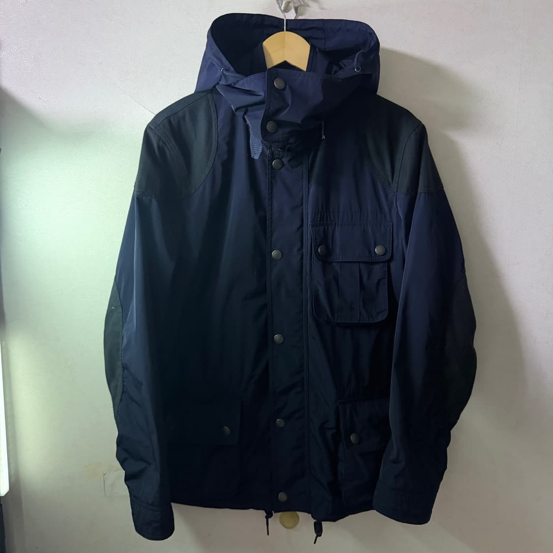 버버리 브릿 네이비 디테일 후드점퍼 L (슬림105) 상품이미지1