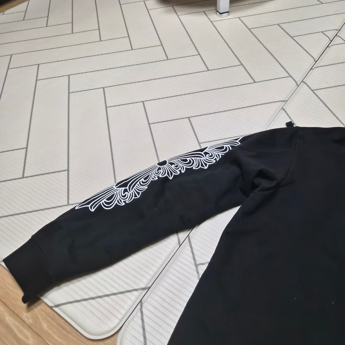 크롬하츠 홀스슈 플로랄 후드티 XL 상품이미지7