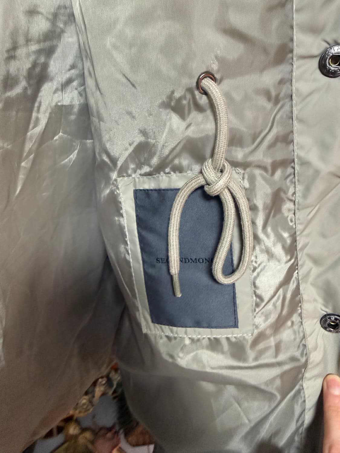 퀼팅 롱 점퍼 베이지 L - 새상품 상품이미지9