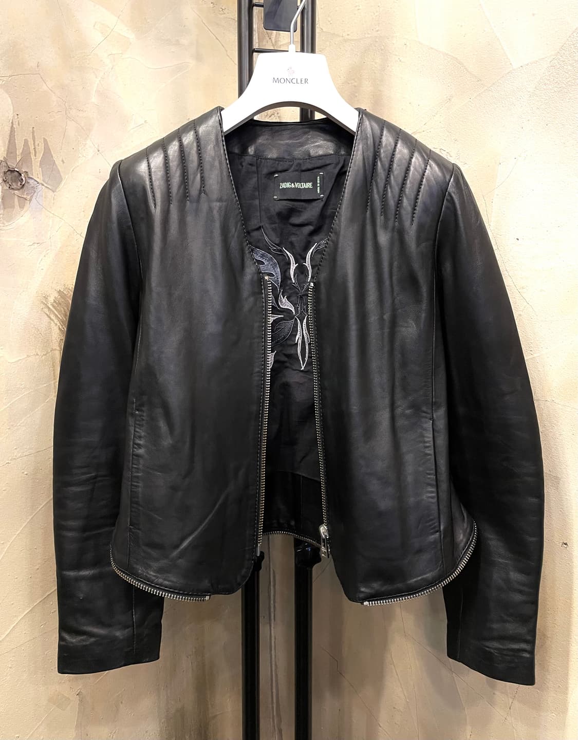 쟈딕앤볼테르 양가죽 레더 자켓 55~66 상품이미지6