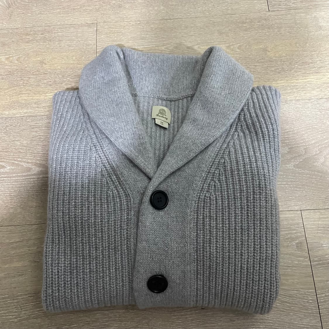 바스통 314 캐시미어 숄카라 가디건 M 상품이미지1
