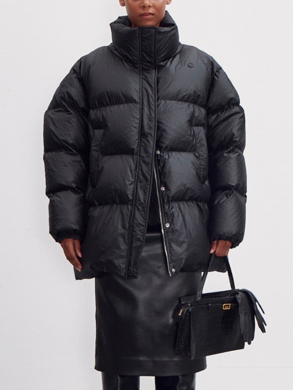 렉토 샤이닝 퀄팅 구스다운 패딩 상품이미지1