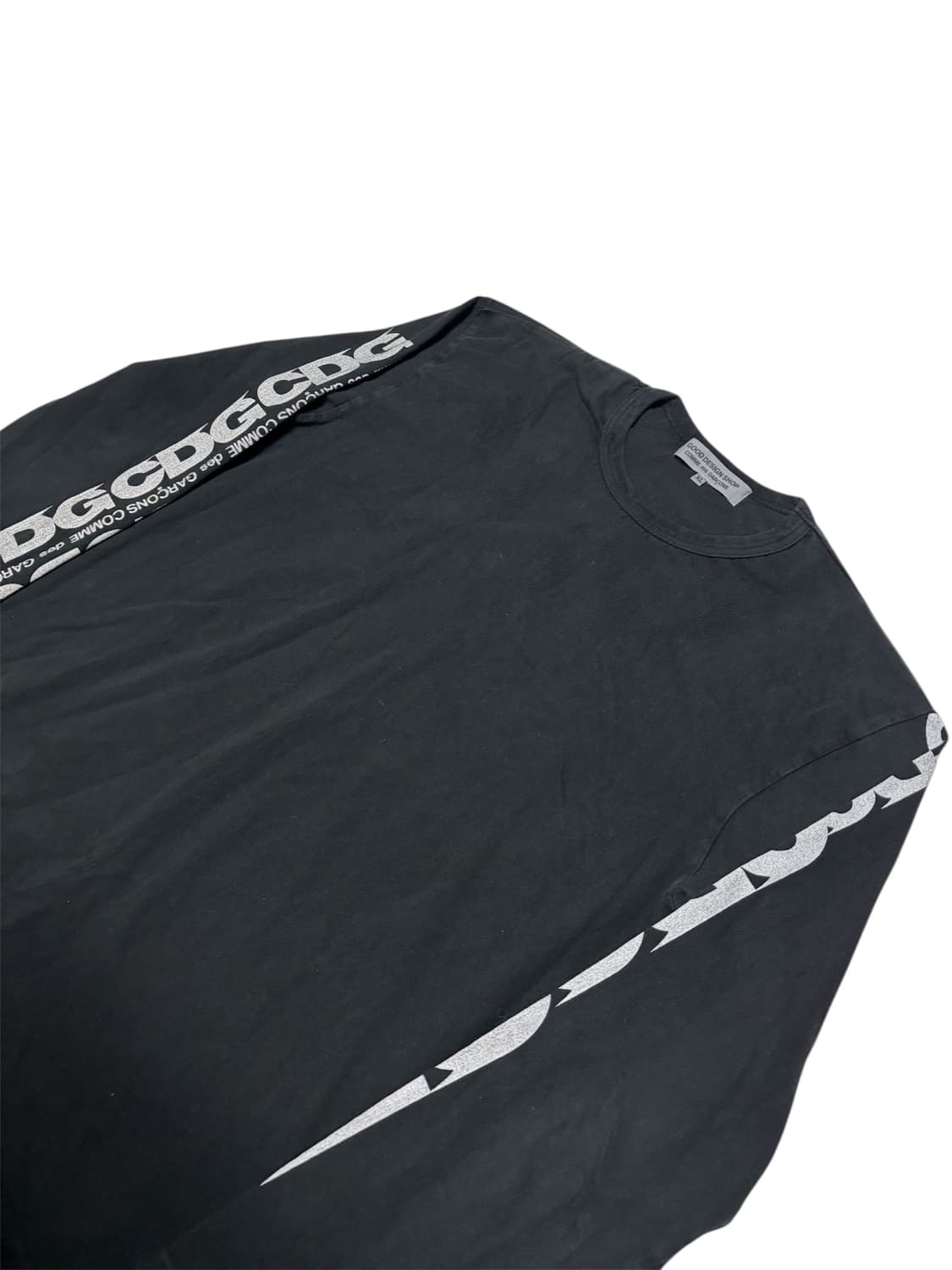 꼼데가르송 x 굿디자인샵 스펠아웃 긴팔 슬리브 티셔츠 XL 상품이미지3