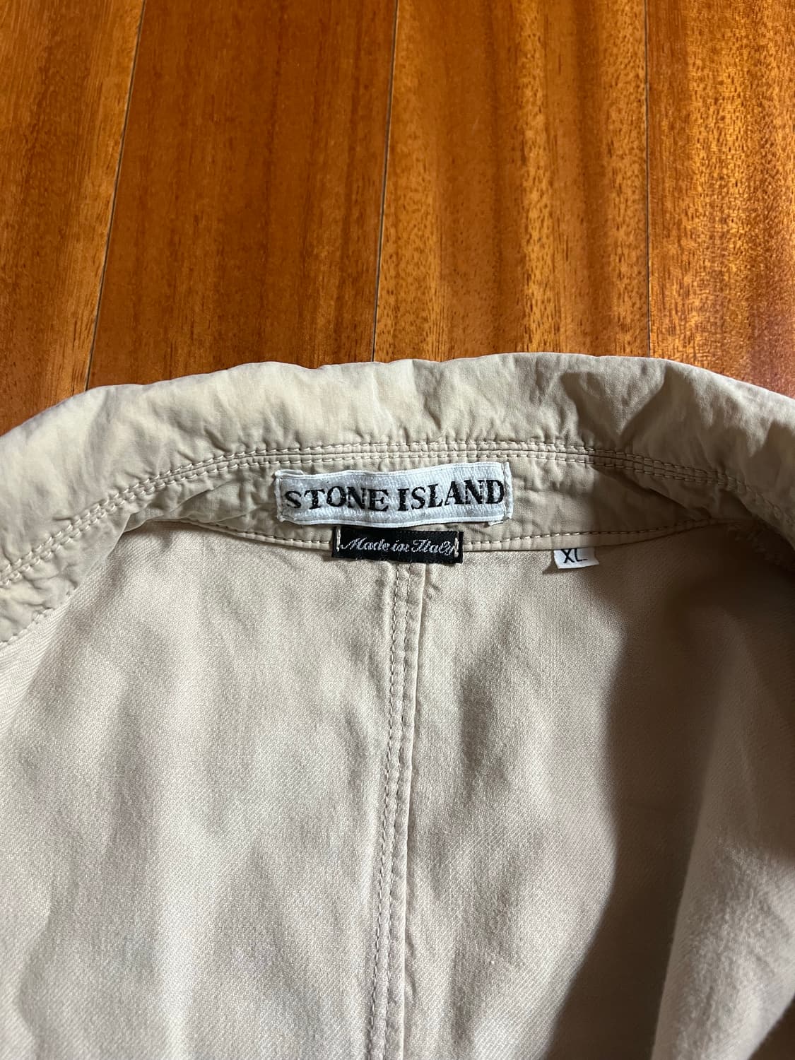 98aw 빈티지 그린와펜 스톤 아일랜드 오버셔츠 자켓 상품이미지2