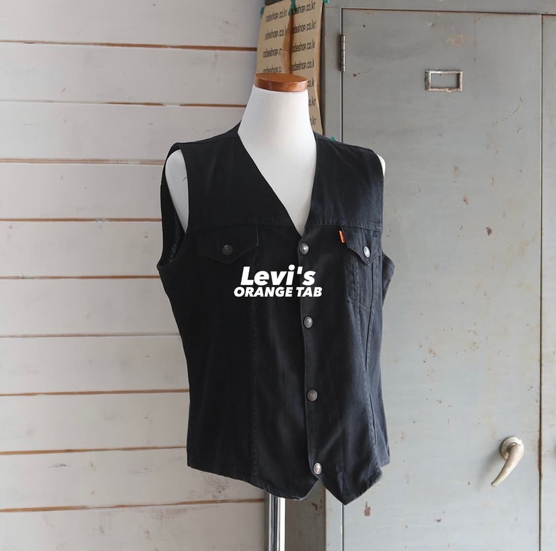 리바이스 오렌지탭 트러커 베스트 (여성용 M) 상품이미지1