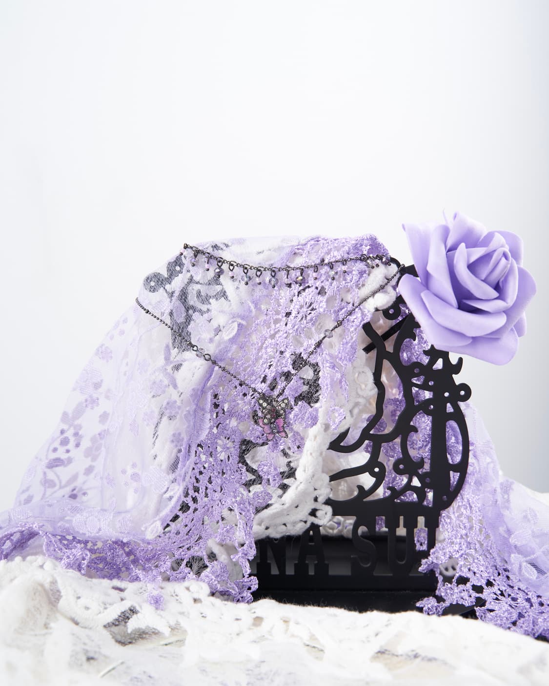 Anna sui 레이어드 버터플라이 비즈 이중 목걸이 상품이미지2