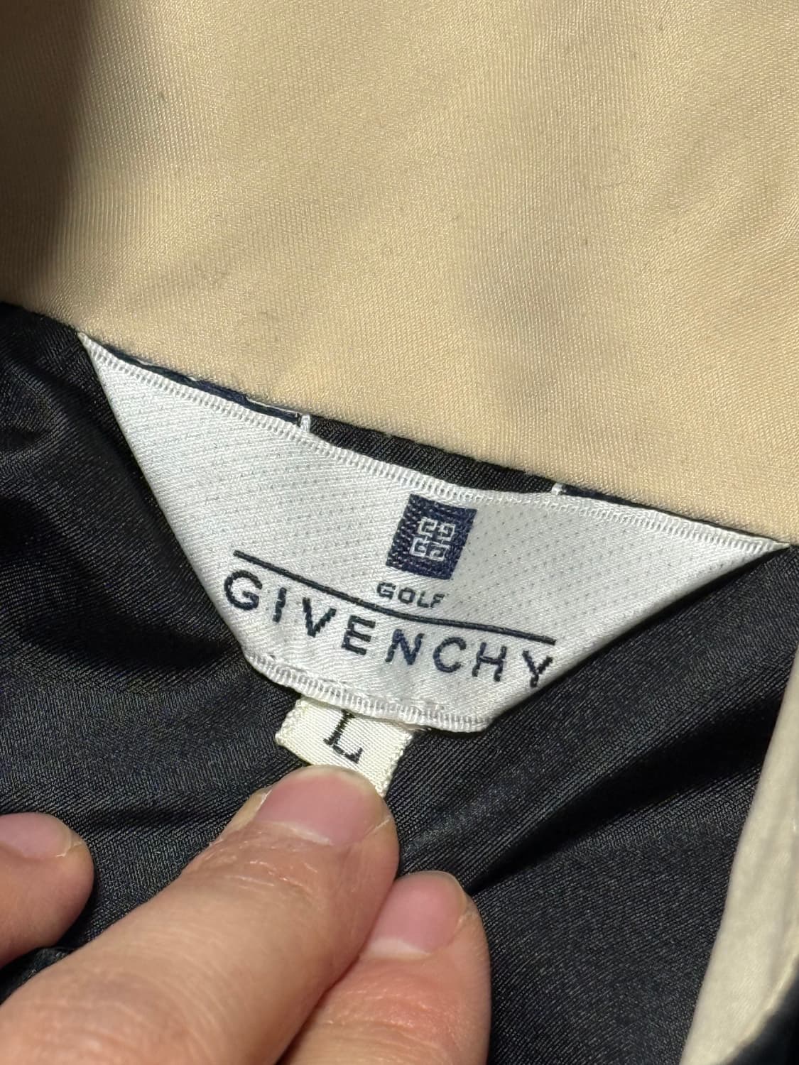 L 지방시 블랙 블루종 자켓 상품이미지5