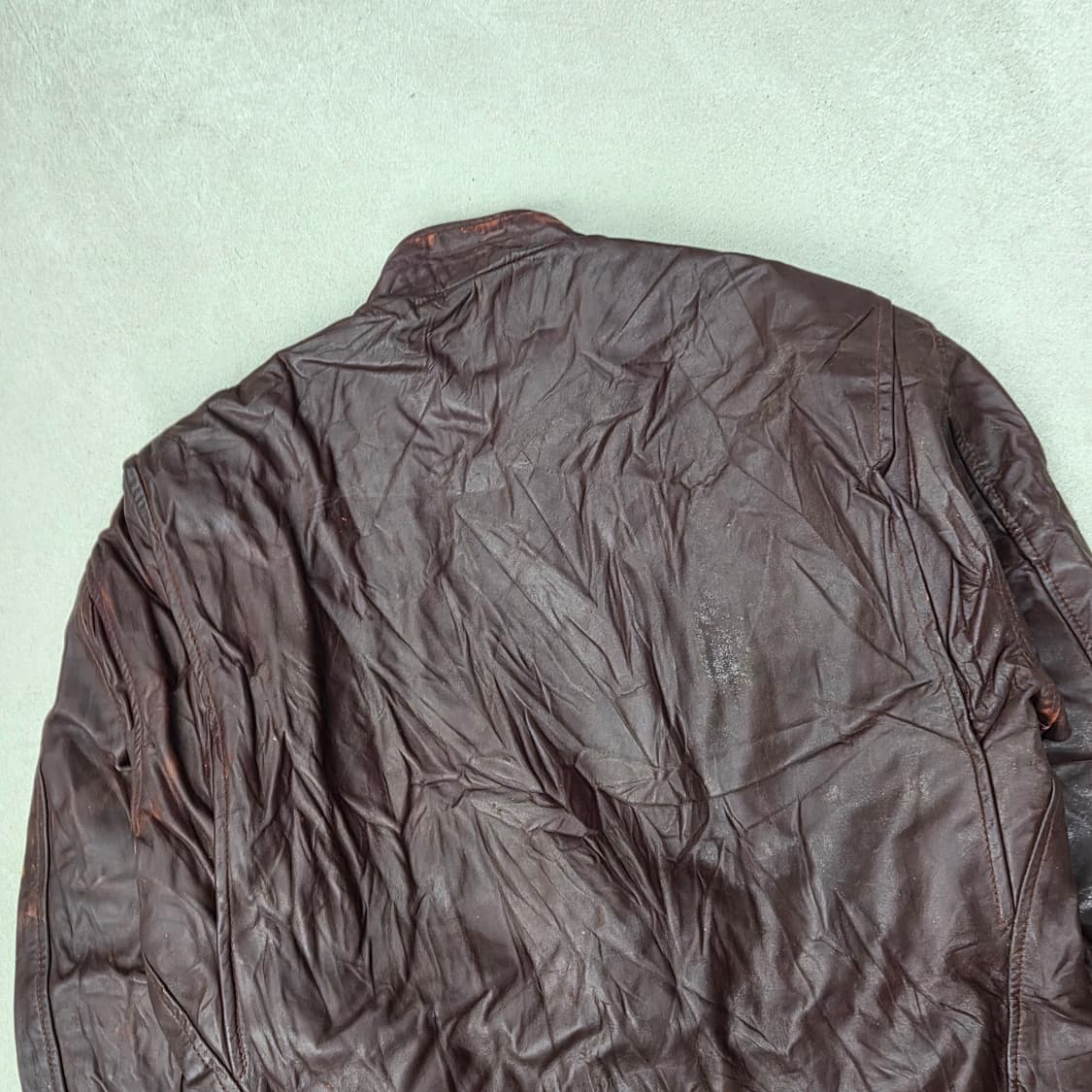 레드브라운 싱글라이더 레더자켓 s09183 상품이미지5