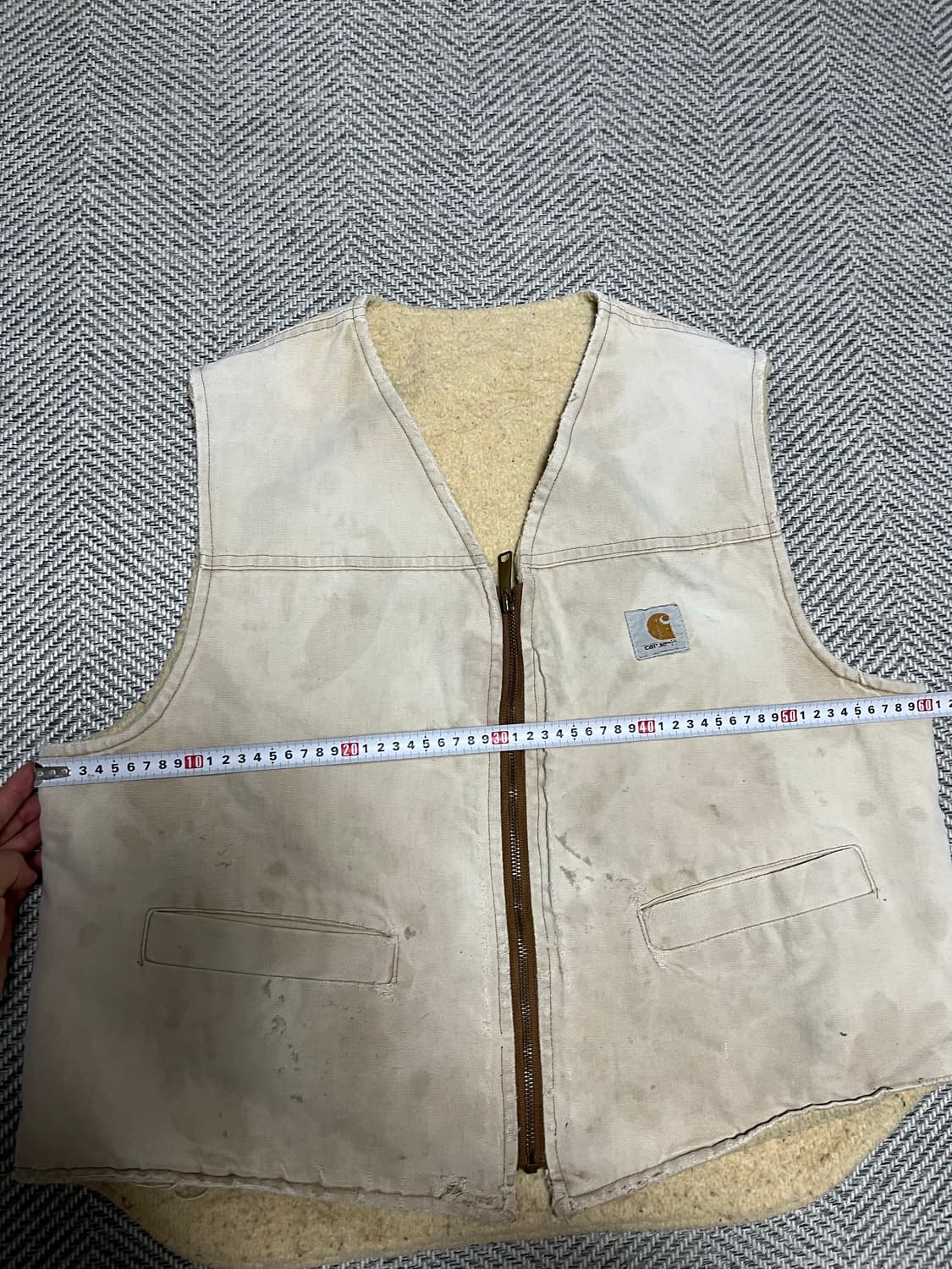 80s 칼하트 베스트 브라운 L 상품이미지6