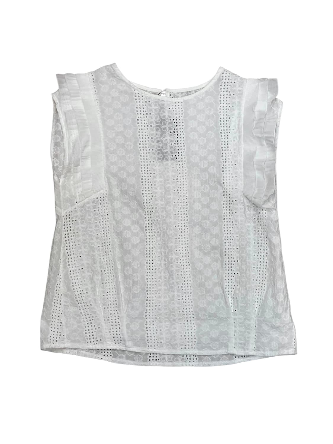 빈티지 레이스 슬리브리스 화이트 #csz4097 상품이미지3