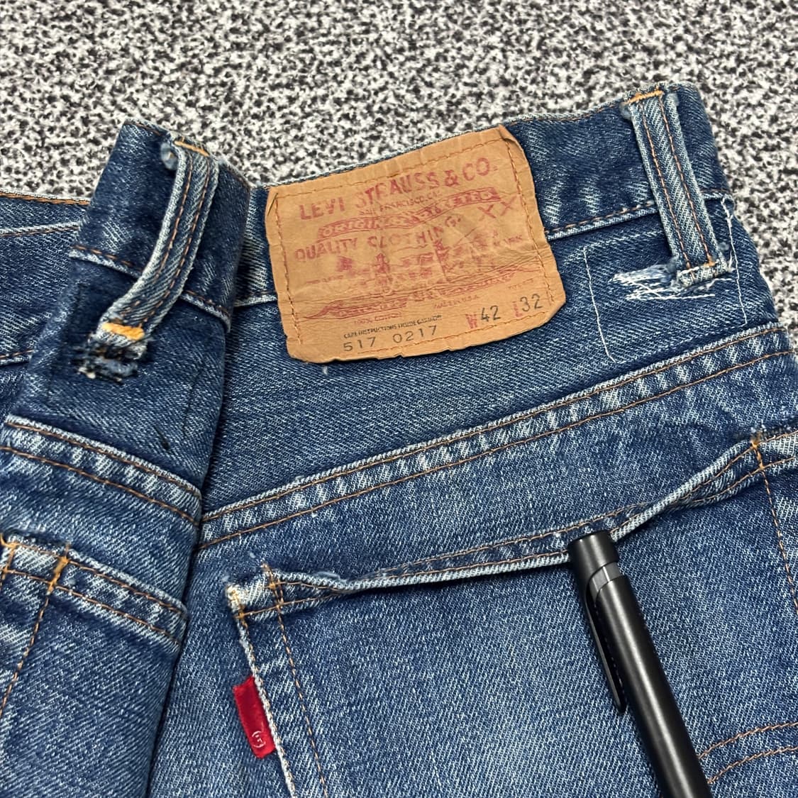 70s 빈티지 리바이스 517 66 전기 허리50.5cm 상품이미지5