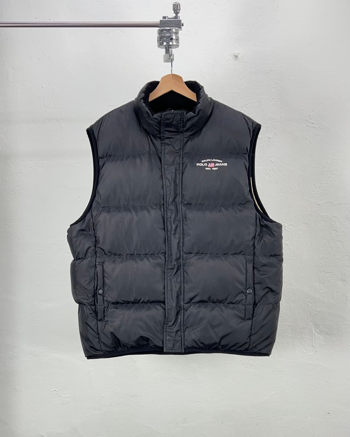 폴로 진스 리버시블 니팅 패딩 베스트 상품이미지2